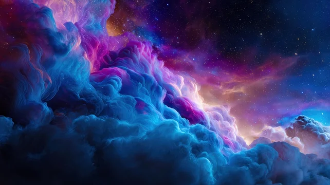 Cosmic Cloud Burst in the Night Sky