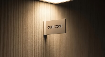 Minimalist Photo Signifying Tranquility, Serenity, and Calmness in Designated Area