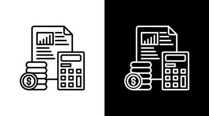 Budgeting With Icon Set Design