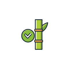 Approved sustainable bamboo product showing ecological integrity promoting green environment