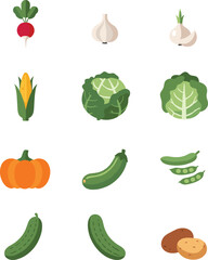 Vegetable Icon Set