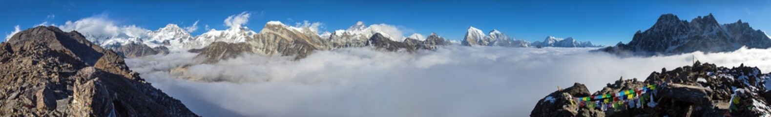 Mount Everest Lhotse Cho Oyu