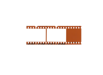 Empty analog photo frame border for vintage collage design