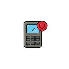 Heartfelt digital connection displayed through an engaging social media and technology interaction