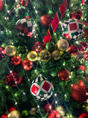 christmas decoration on the tree