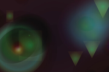Abstract geometric light flare background