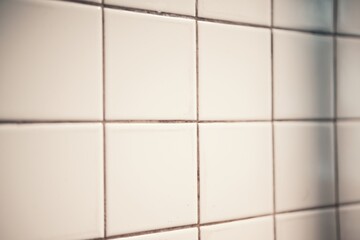 white bathroom wall tiles with shadow