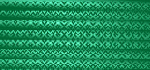Deep Green Textured Horizontal Stripes | Abstract Geometric Green Pattern Background | Modern Fabric Weave Digital Texture