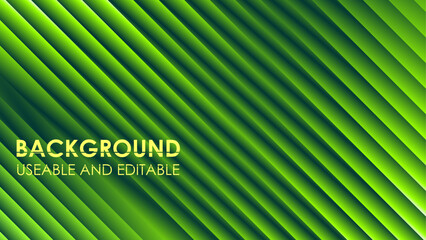 Dynamic Diagonal Green Gradient Stripes | Abstract Slanted Green Pattern Backdrop | Modern Textured Lime and Dark Green | Sleek Green Motion Lines Background