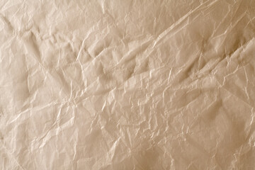 茶色く皺がある紙のテクスチャ
