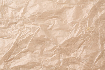 茶色く皺がある紙のテクスチャ
