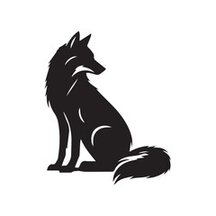 Obraz premium vector illustration of a wolf