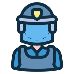 riot police icon