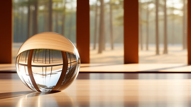 Crystal Ball Reflection - Powered by Adobe