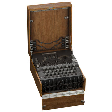 Enigma Machine WWII Cryptography Cipher Device