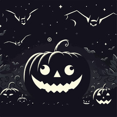 halloween flat illustration