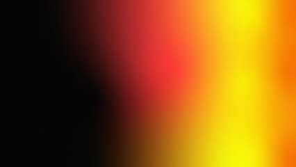 Black red orange yellow cinematic abstract background. Film burn transition glow. Soft blur gradient flare. Vintage light leak effect with warm tones, analog retro overlay, smooth ombre blend texture. © Background & Texture