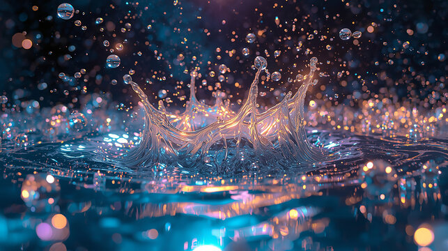 淡虹のしずく、弾ける幻想