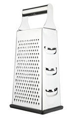 Grater for vegetables isolated on a transparent background. Full depth of field. PNG.