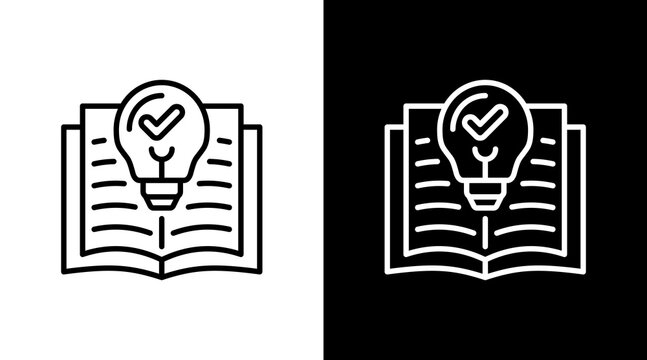 Knowledge With Icon Set Design