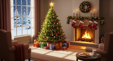 Gather around a cozy fireplace this Christmas for warmth and happy memories