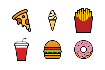 fast food symbols