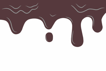 Sweet melting chocolate drip design ideal for dessert branding, packaging, confectionery themes, bakery visuals, and delicious food-related graphics.