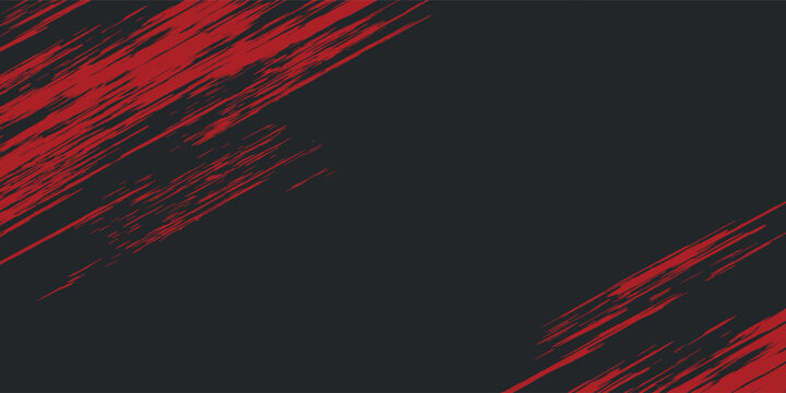 Background, contrast red and black color abstract template for business design. Technology style. You can use it for advertising, sports posters, templates, business presentations. Vector illustration