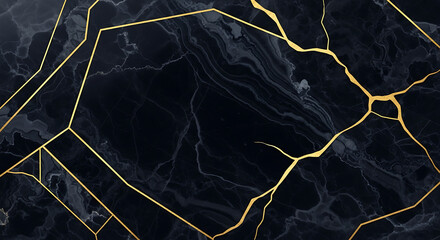 Elegant dark marble texture with intricate golden veins, symbolizing luxury and resilience.