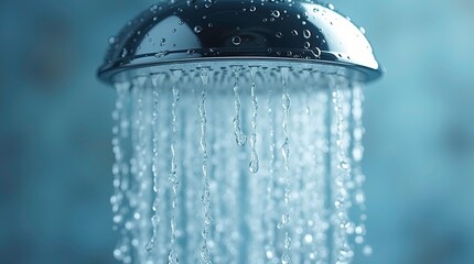 Elegant modern shower fixture with sleek design showcasing contemporary bathroom aesthetics style.
