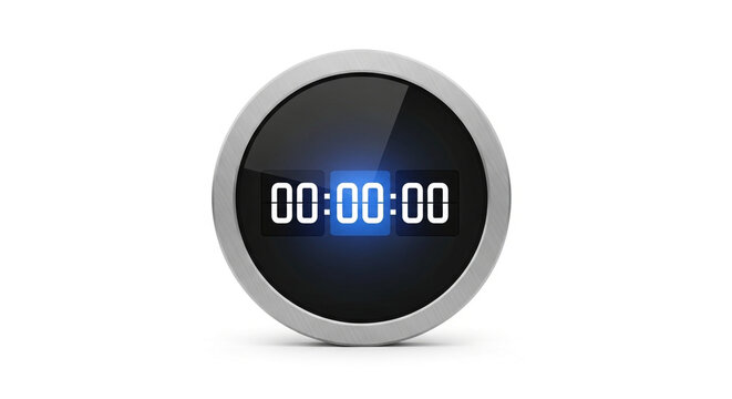 Zero hour countdown timer signals new beginnings and fresh starts, a simple and bold concept, use for promotions or deadlines, great for ads