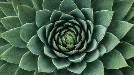 Obraz premium Close-up of a succulent plant. Succulent background, top view, flat lay. Nature abstract background, succulent plant macro. 