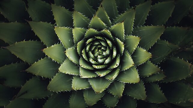 Close-up of a succulent plant. Succulent background, top view, flat lay. Nature abstract background, succulent plant macro.