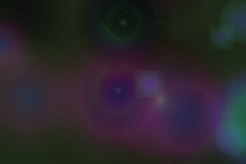 Abstract gradient circles fractal swirls cosmic