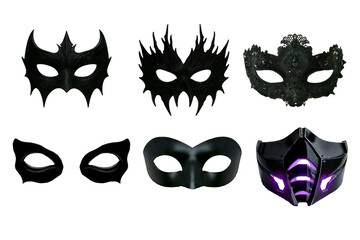 Unique Masks Displayed, Cultural Exhibition, Indoor