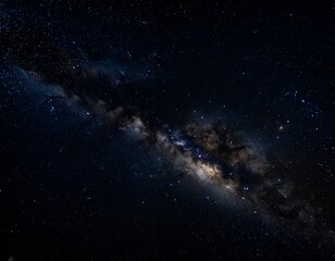 A celestial panorama showcasing the vibrant Milky Way, filled with countless stars and nebulas