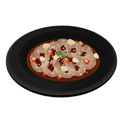 Vector Illustration Logo Clip art Saewoo Jang Korean soy sauce marinated shrimp