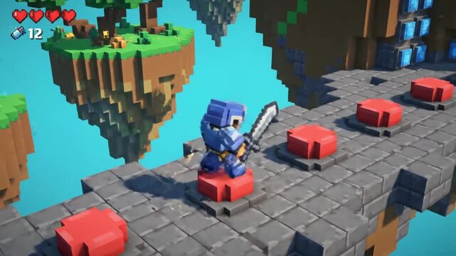 Blocky Heros Perilous Adventure