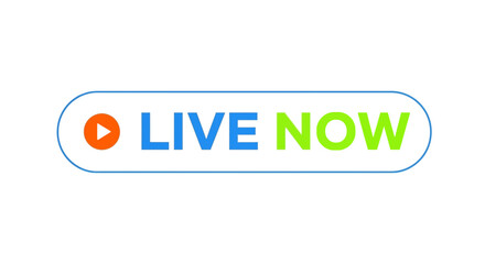 Live Now Streaming Indicator Button