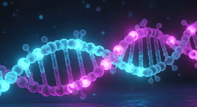 Dna helix structure genetic code biology science medical research molecule deoxyribonucleic acid illustration
