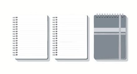 Minimalist Notebooks with Clean Lines for Planning and Note Taking