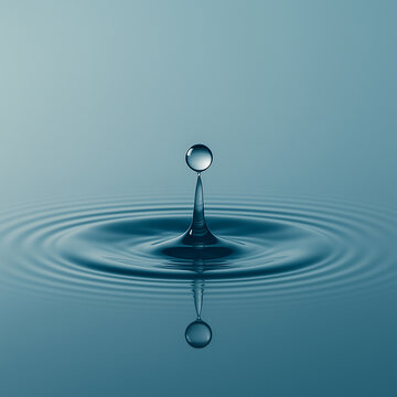Gota de agua salpicando