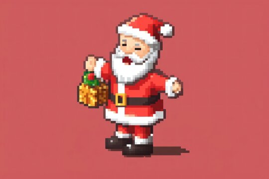 Representation santa claus celebration creativity.