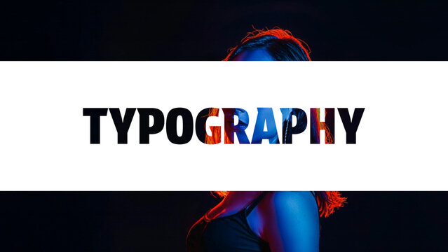 Abstract Typography Transitions