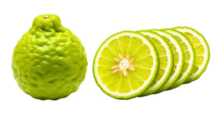 Freshly sliced bergamot citrus fruit ready for a vibrant summer cocktail