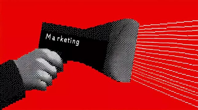 Innovative marketing techniques using eye-catching visuals and creative concepts for effective communication and audience engagement