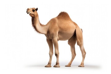 Obraz premium Camel mammal animal white background.