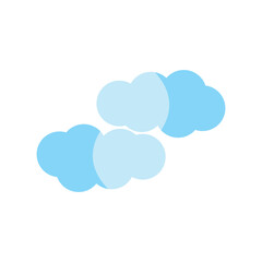 cloud   logo icon illustration simple flat