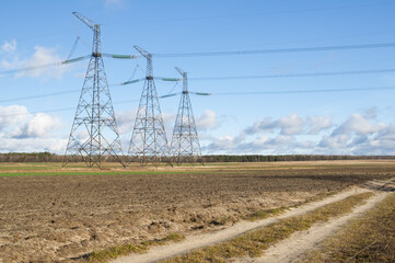 High voltage power lines