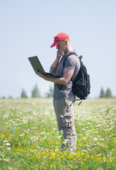 young man from notebook